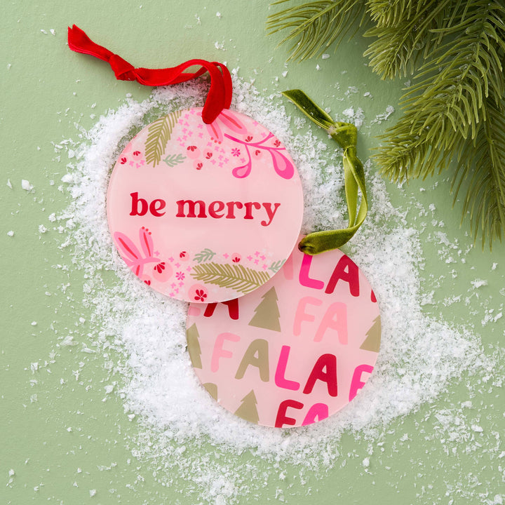 The Darling Effect - Tree Ornament-Be Merry