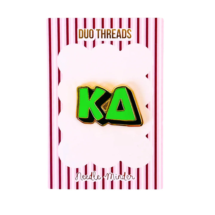 Sorority Bubble Letter Needle Minder