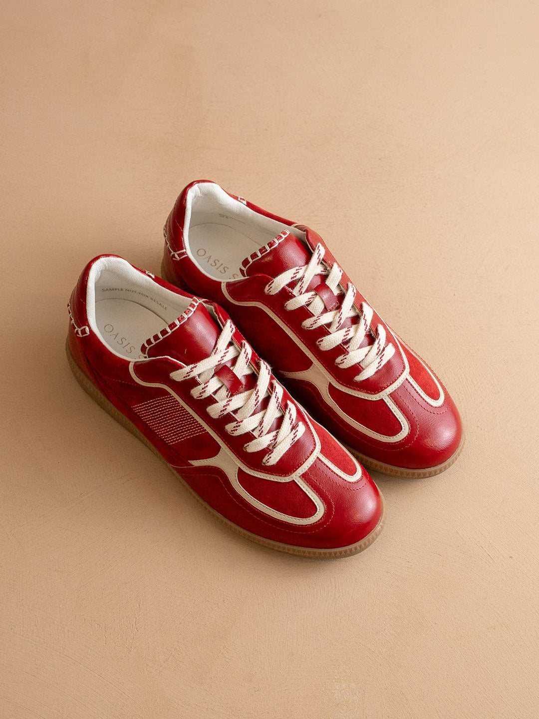 The Dalia | Cherry Lace Up Sneaker