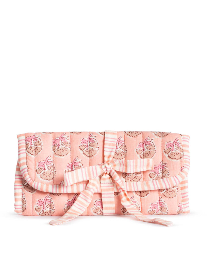 Layla Quilted Jewelry Roll