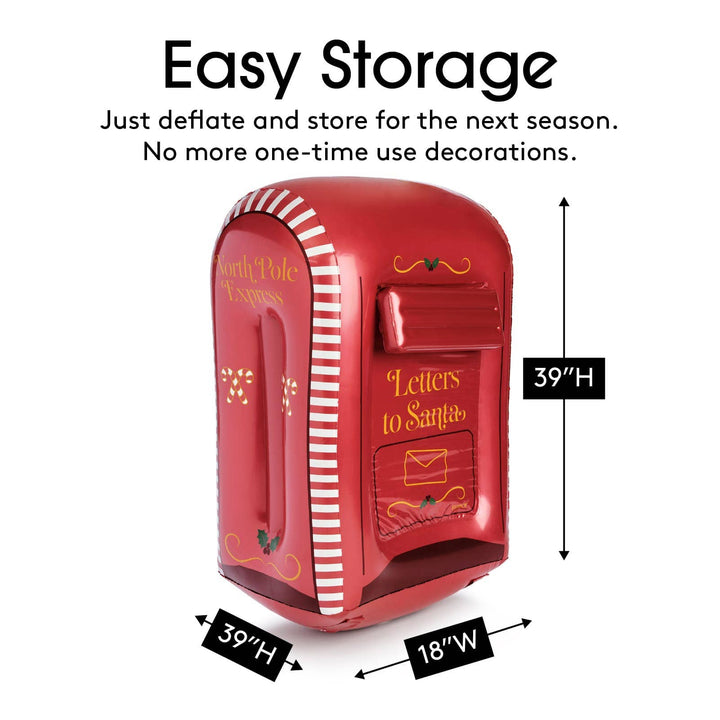 FUNBOY Santa’s Inflatable Mailbox