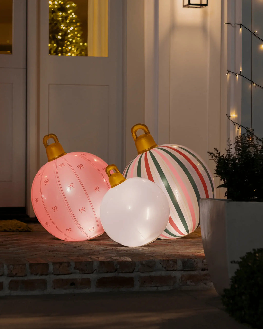 FUNBOY Pink Light Up Inflatable Ornaments