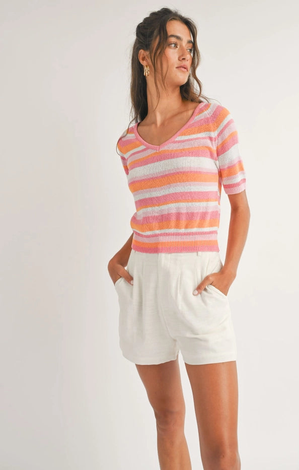 Shiloh Stripe Sweater Top