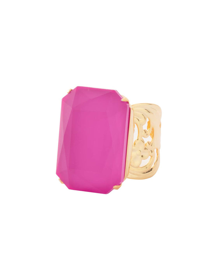 Sorrelli - Viretta Adjustable Cocktail Ring - RBT67BGPPL