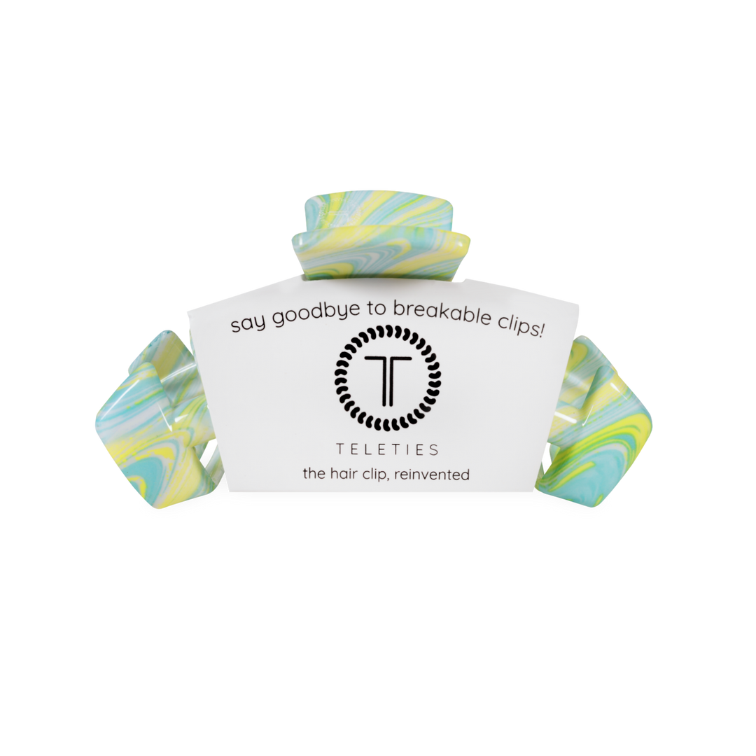 TELETIES - Classic | By the Sea Shore | Medium Hair Clip