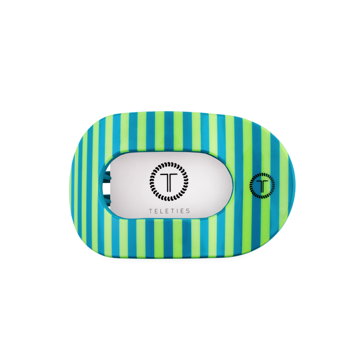 TELETIES - Cabana Cutie | Medium | Flat Round Hair Clip