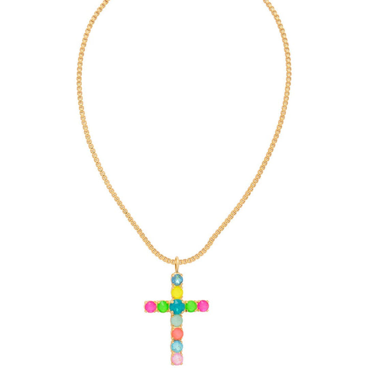 Sorrelli Crystal Cross Pendant Necklace