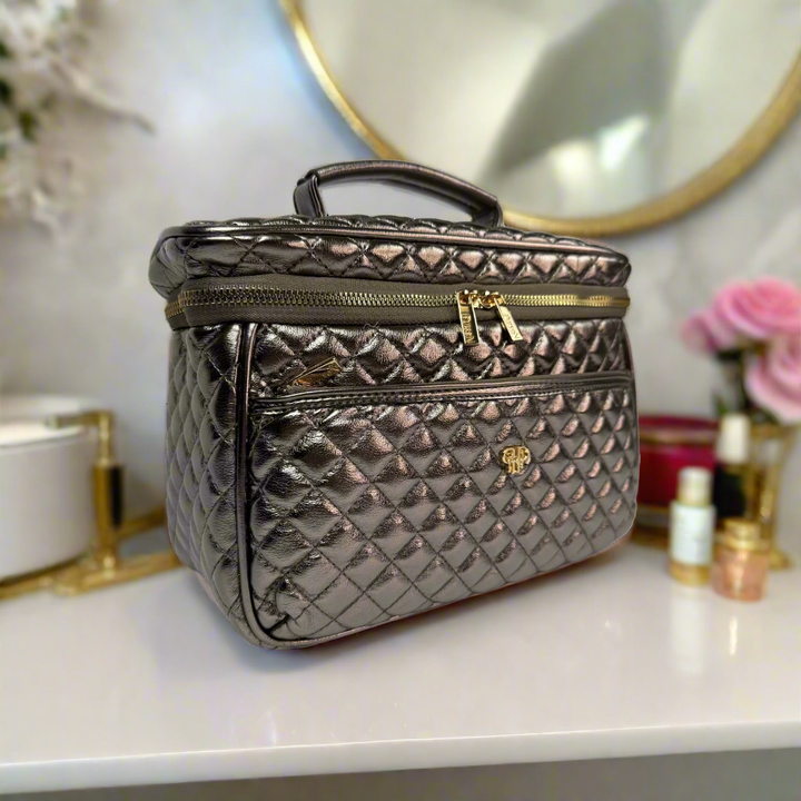 PurseN Classic Train Case - Bronze