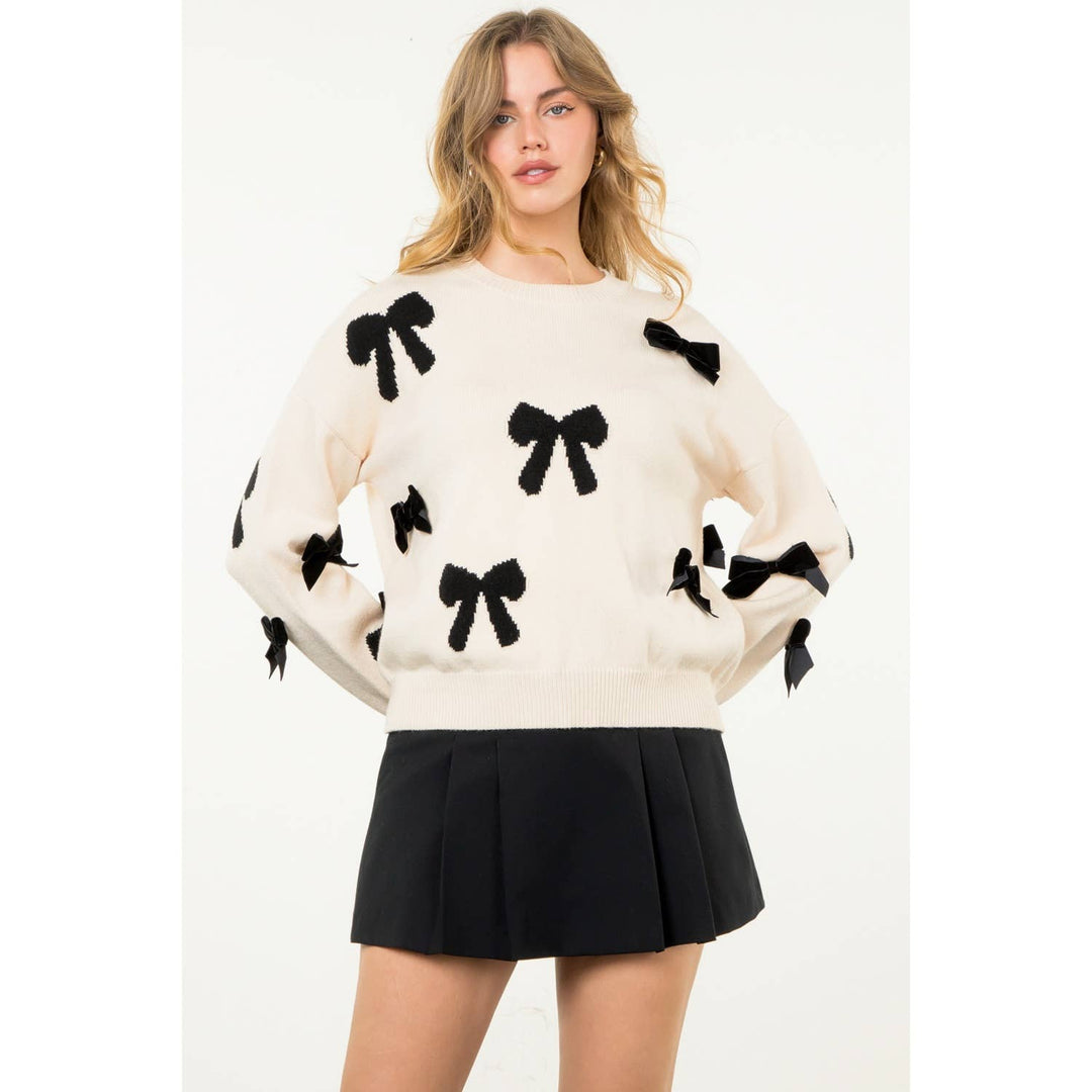 Bow Knit Sweater