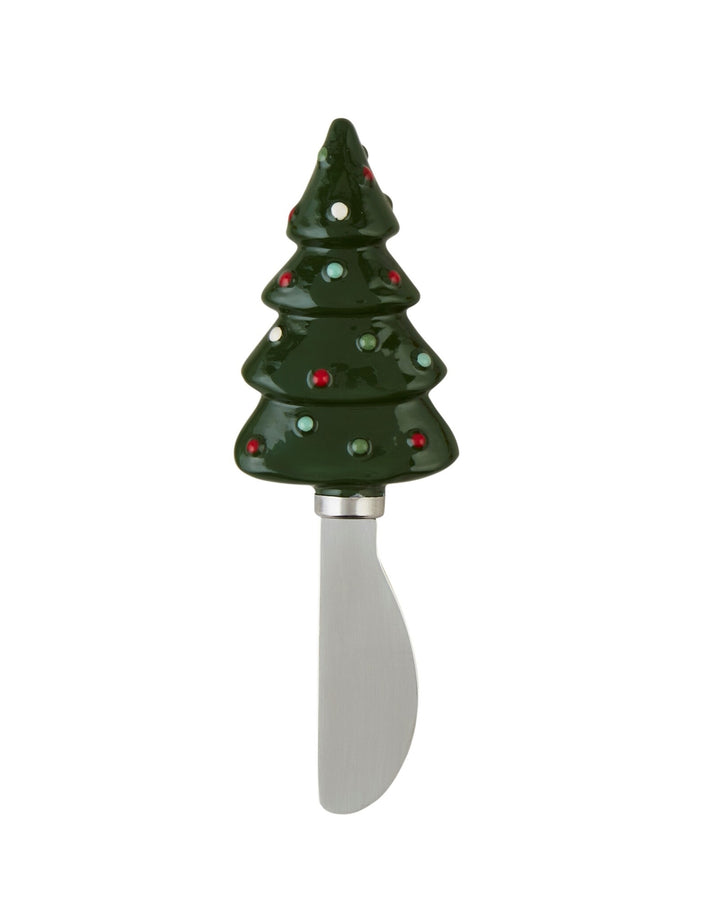 Tree Christmas Ceramic Spreader