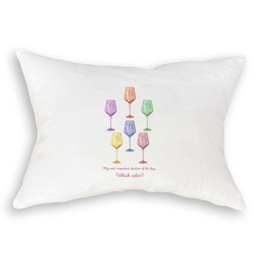 Colorful Wine Glasses Dishtowel