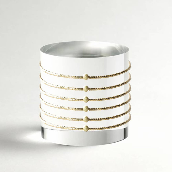 Lenny & Eva - Sprinkles Bangle-Gold