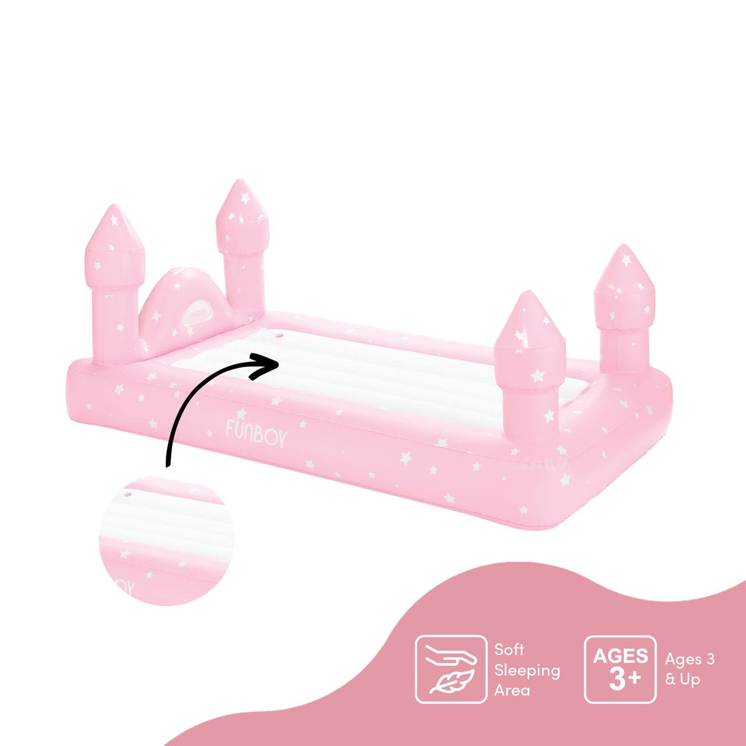 Pink Castle Sleepover Kids Air Mattress