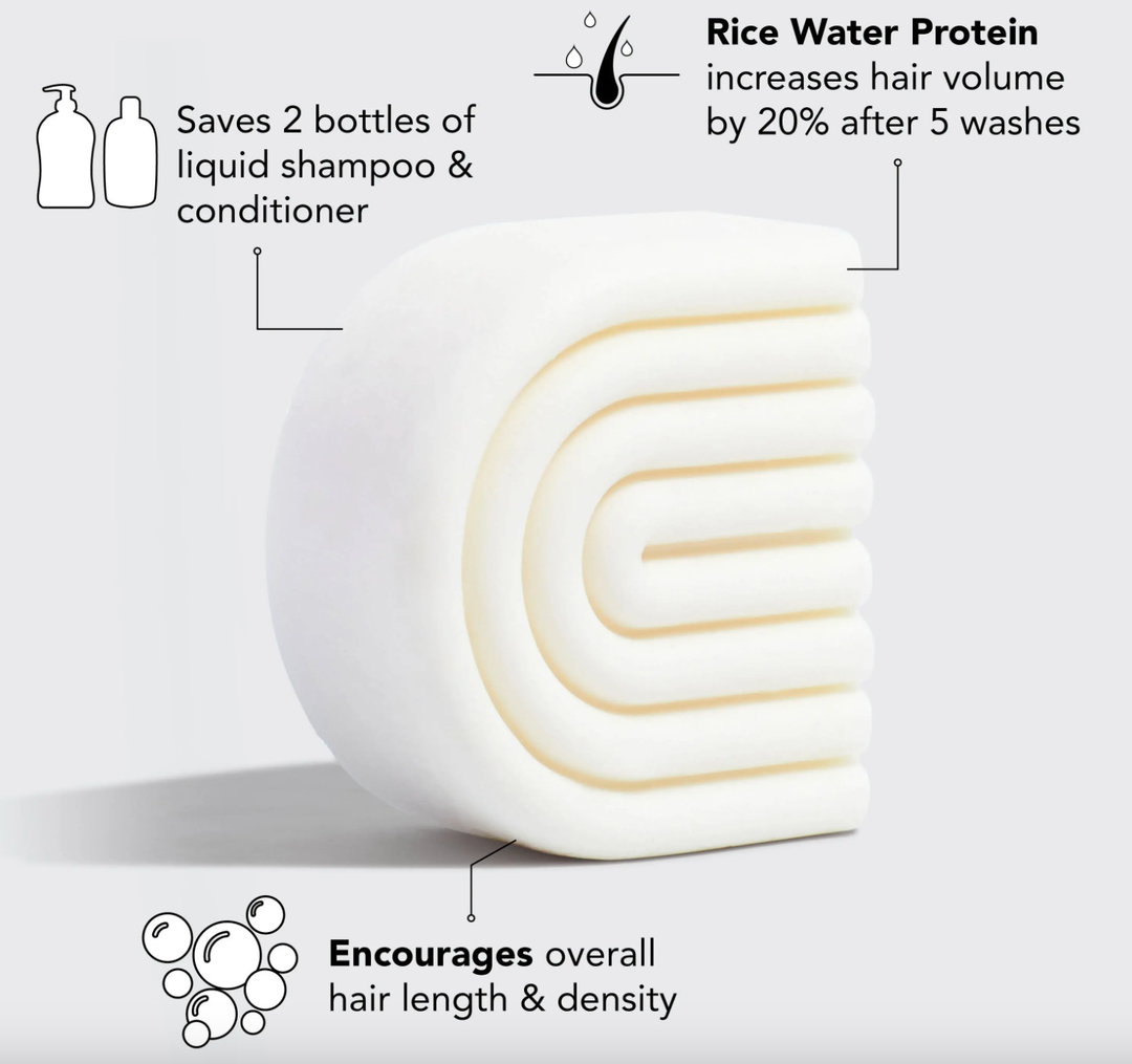 KITSCH - Rice Water Protein Conditioner Bar for Hair Growth