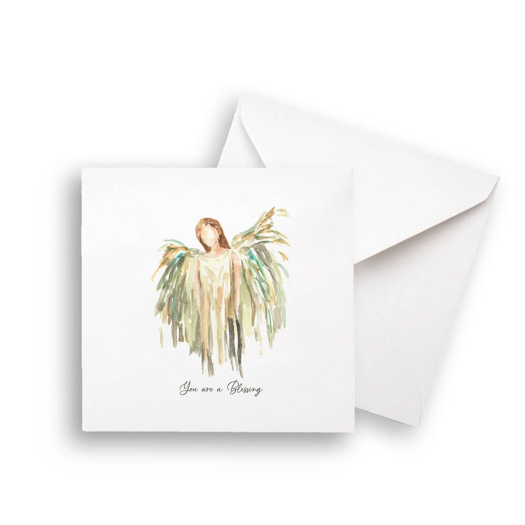 Gold Celestial Angel Dish Towel