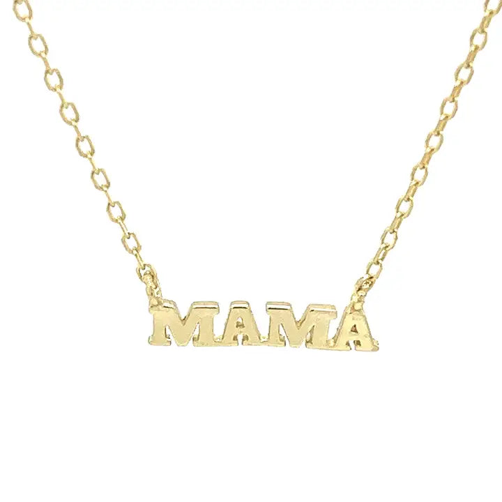 "Mama Petite" Upper Case Necklace