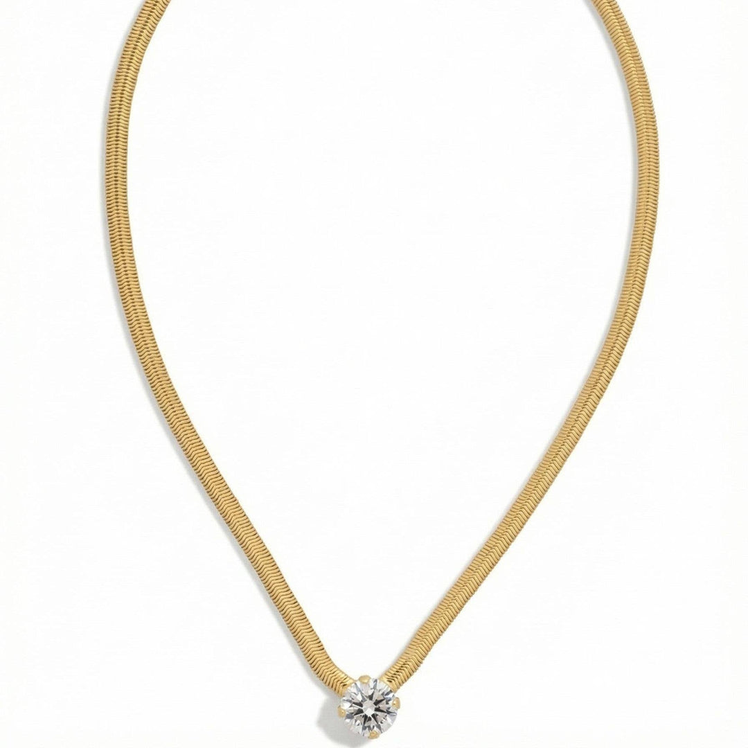 Rowan Pendant Necklace - NFP17BGCRY