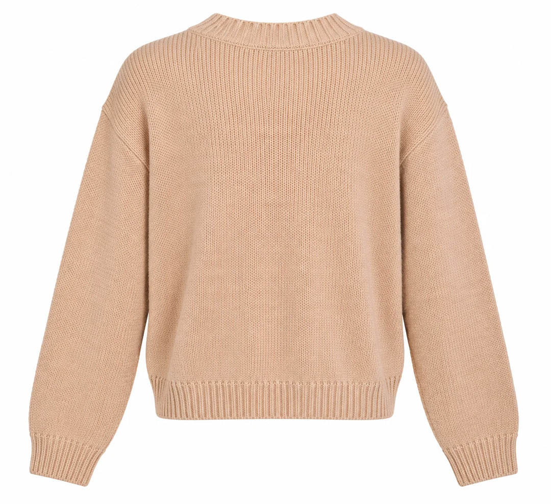 Elan Crew Neck Colorblock Sweater