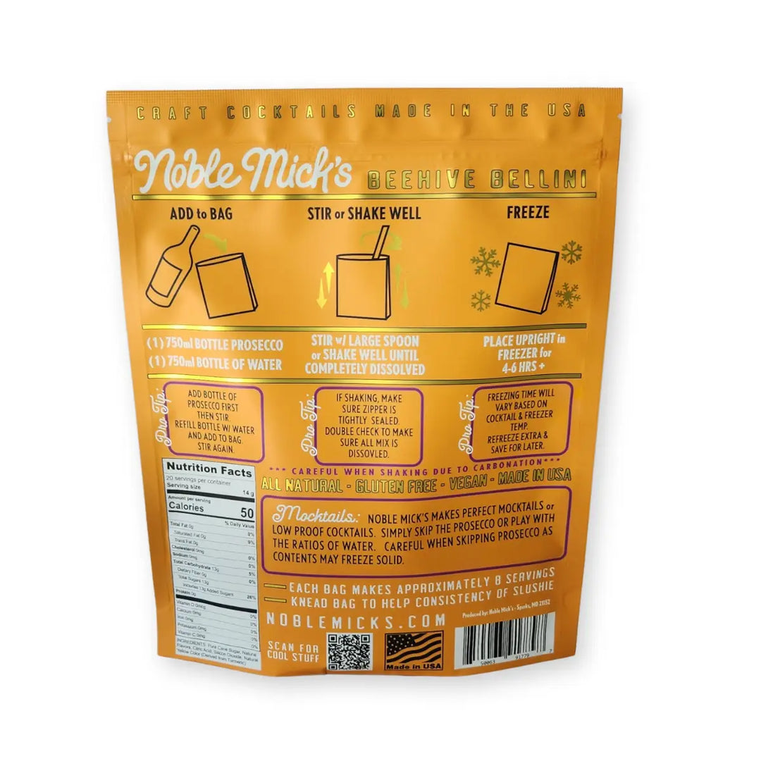 Beehive Bellini Frozen Cocktail Mix