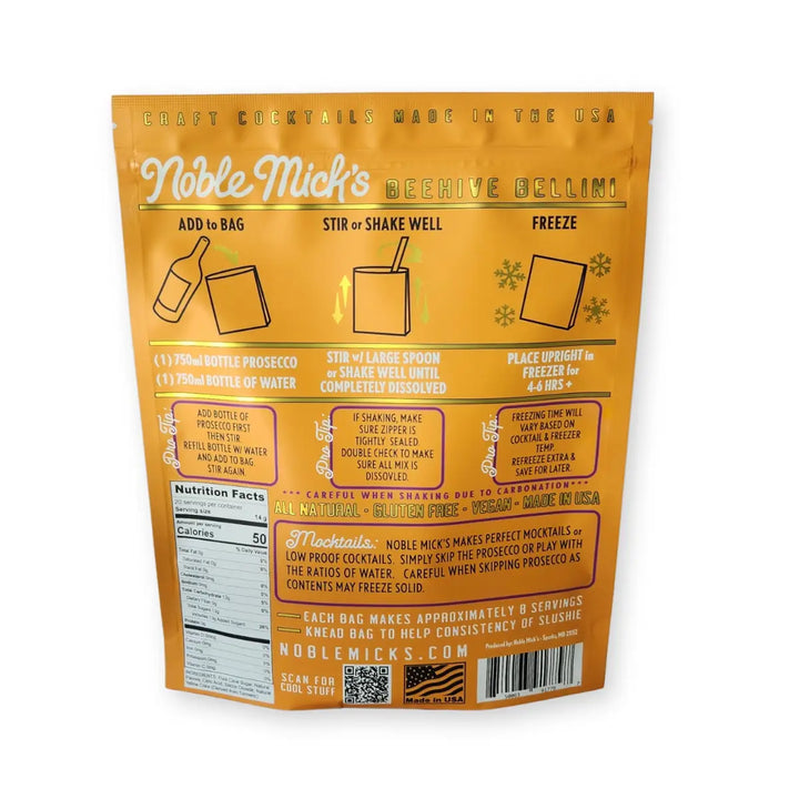 Beehive Bellini Frozen Cocktail Mix