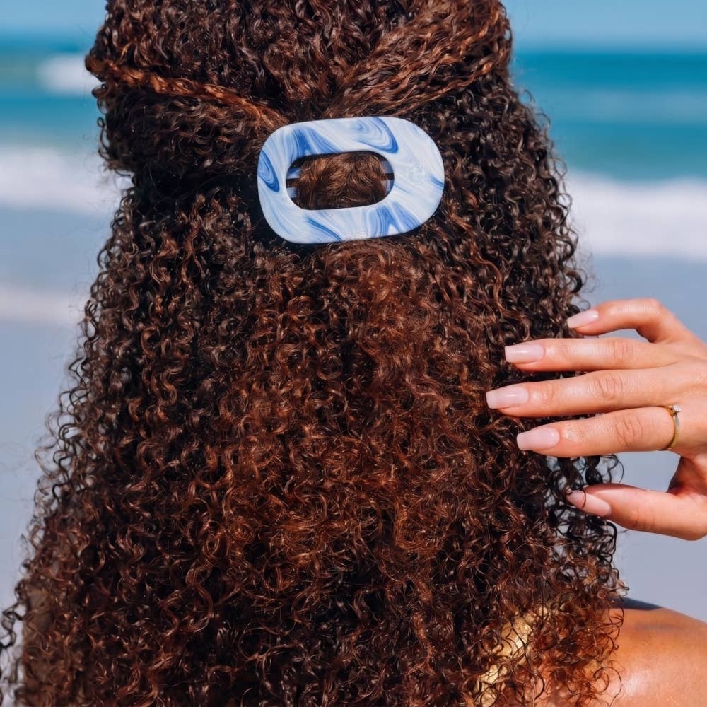 TELETIES - Tide & True | Small | Flat Round Hair Clip
