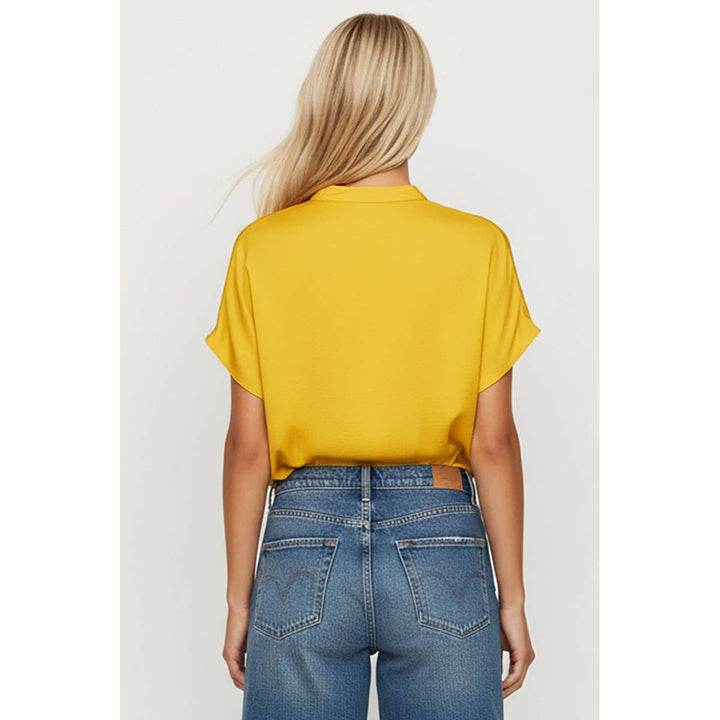 Drop Shoulder Regular Blouse