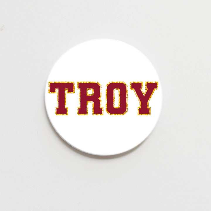 Troy University Fan Game Day Button