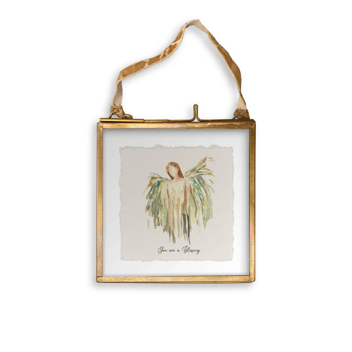 Gold Celestial Angel Dish Towel