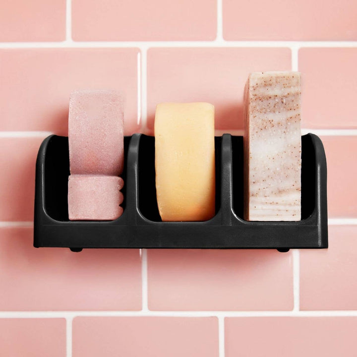 KITSCH - Self-Draining Soap Dish - Black