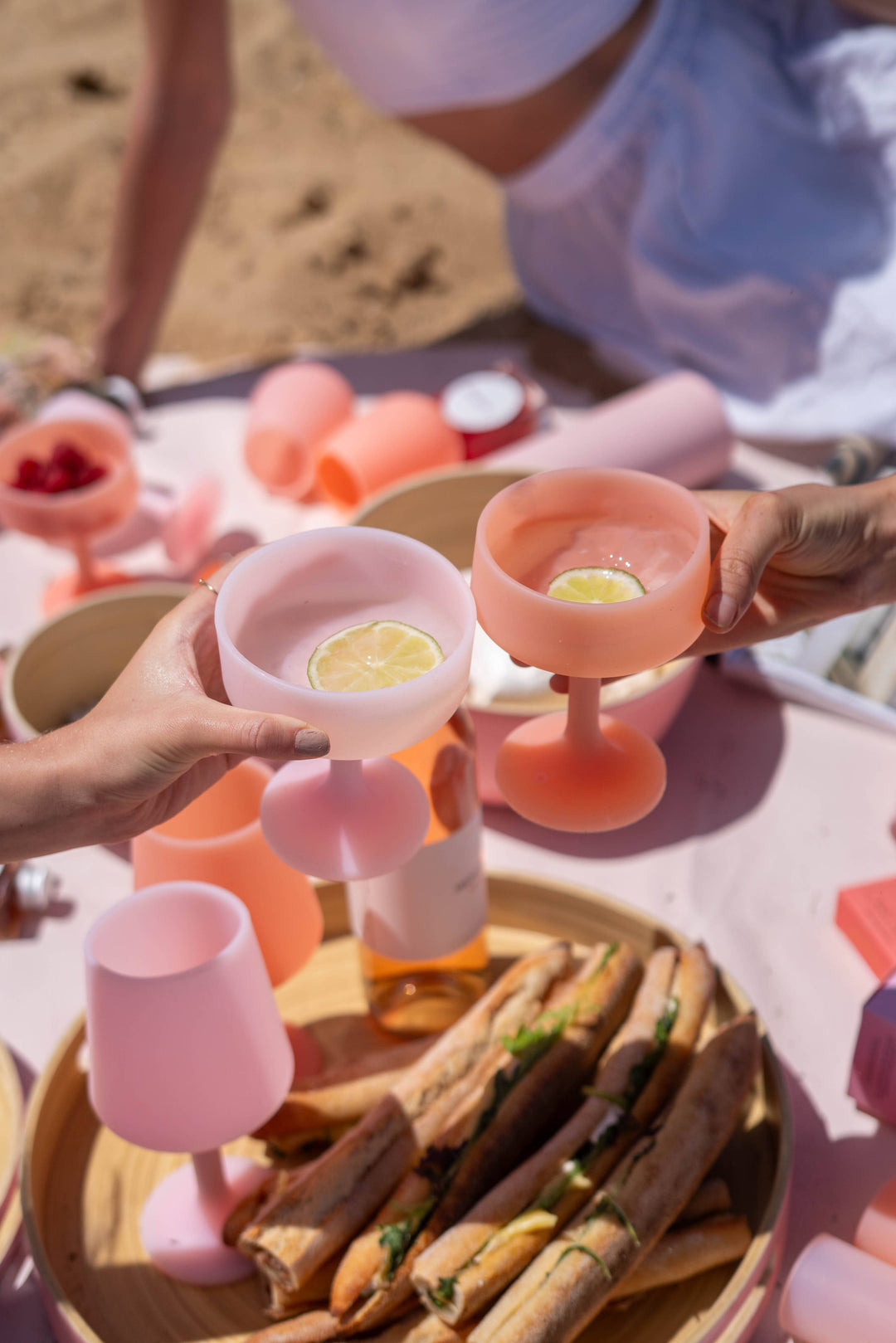 Peach + Petal | Mecc | Silicone Unbreakable Cocktail Glasses