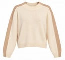 Elan Crew Neck Colorblock Sweater