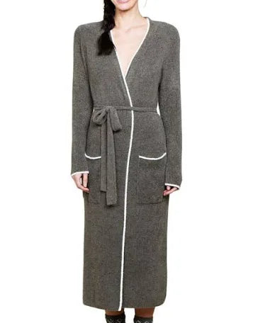 Cozychic Lite Contrast Ribbed Robe