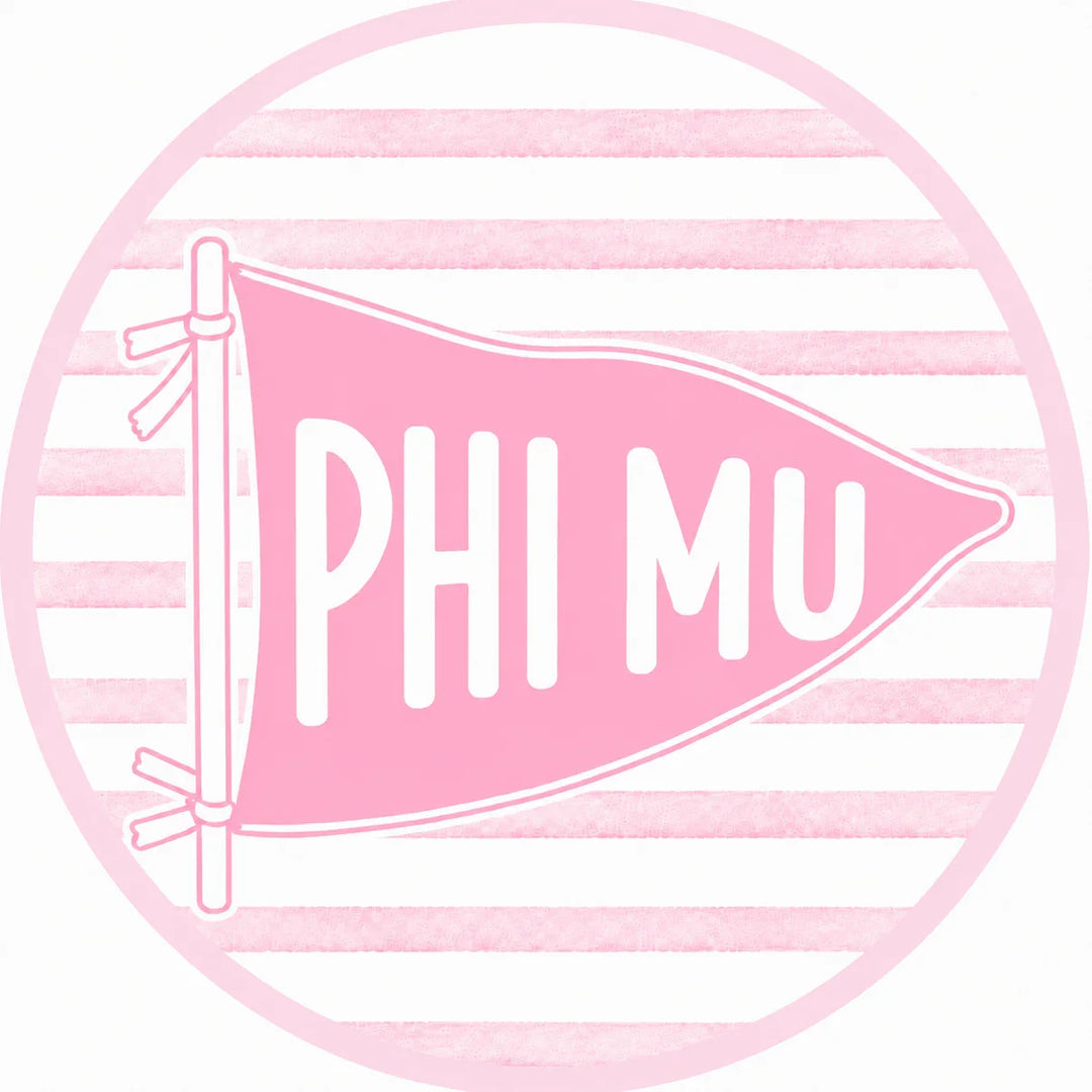 Sorority Pennant Button