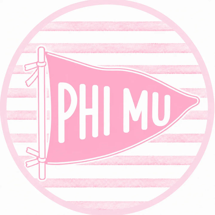 Sorority Pennant Button