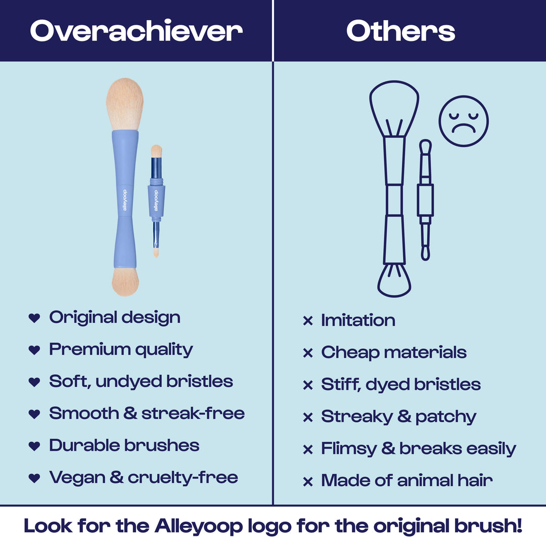 Alleyoop Overachiever - 4-in-1 Makeup Brush