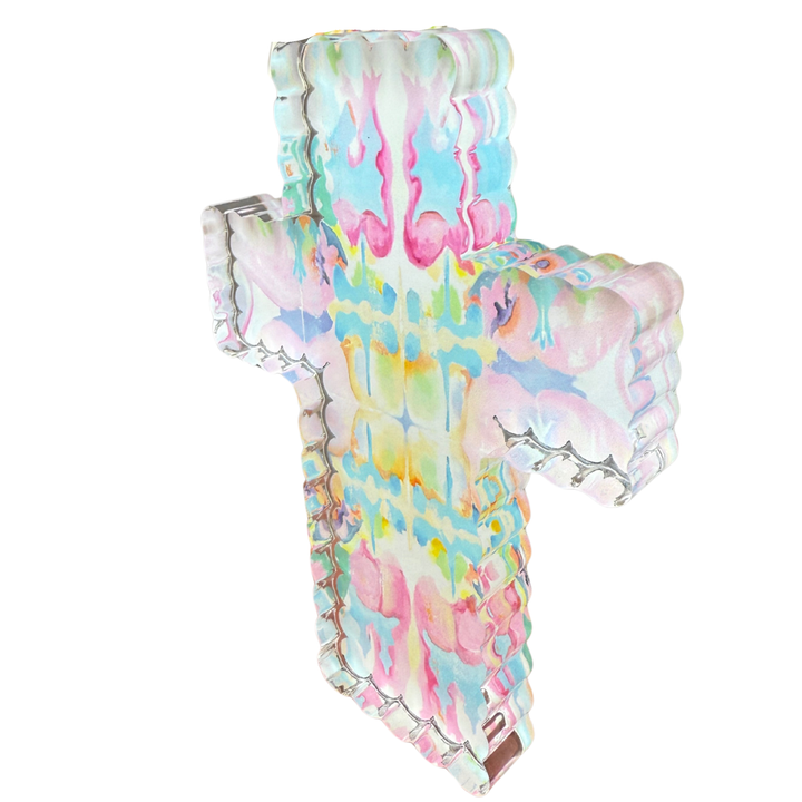 “Kaleidoscope Cross” Acrylic Shelfie