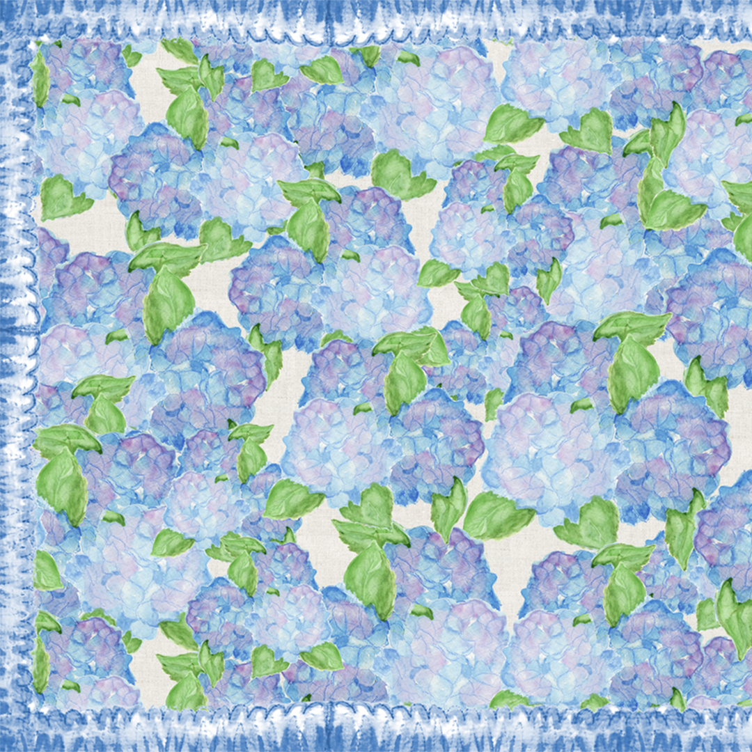 Hydrangea Vinyl Floor Mat