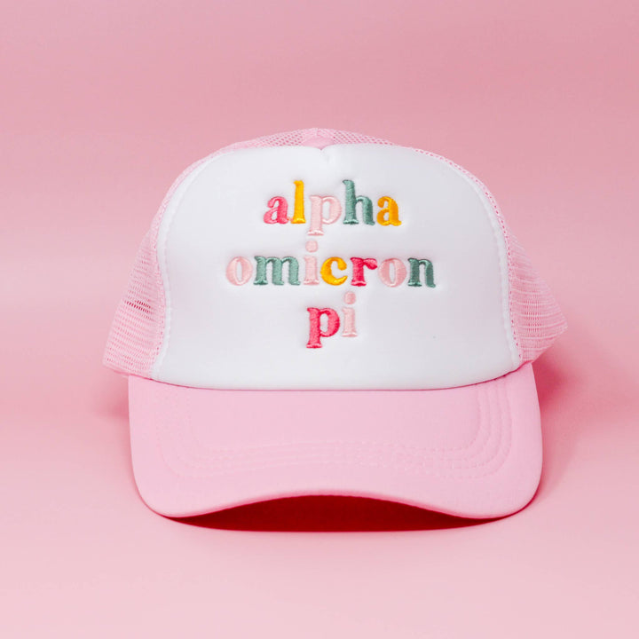 Greek Sorority Embroidered Trucker Hats