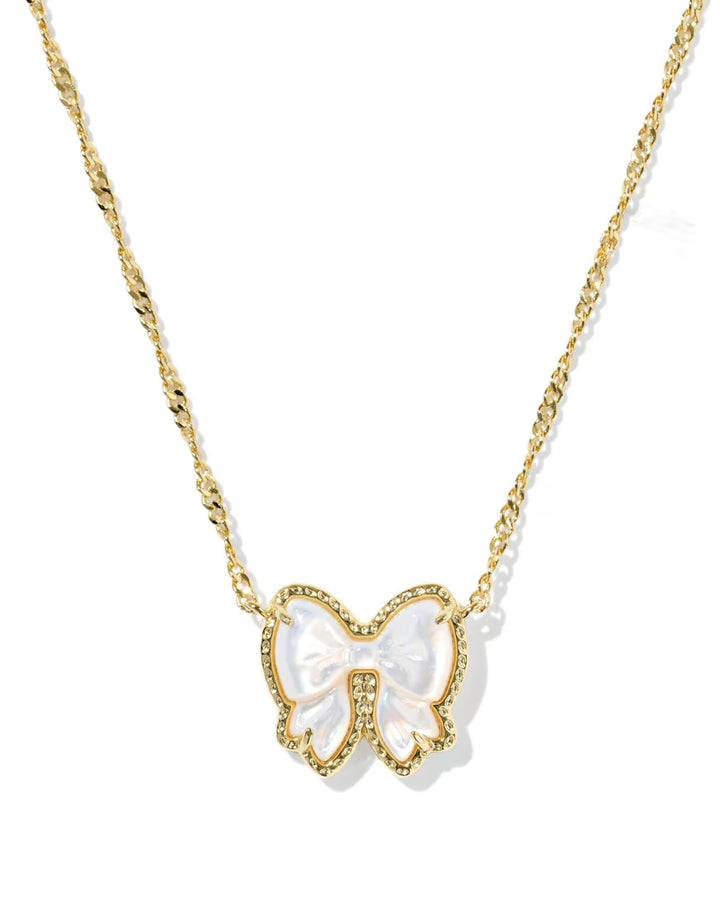 Kendra Scott Haley Bow Short Pendant Necklace