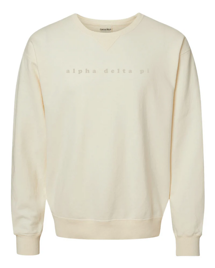 Sorority Tonal Embroidered Sweatshirt