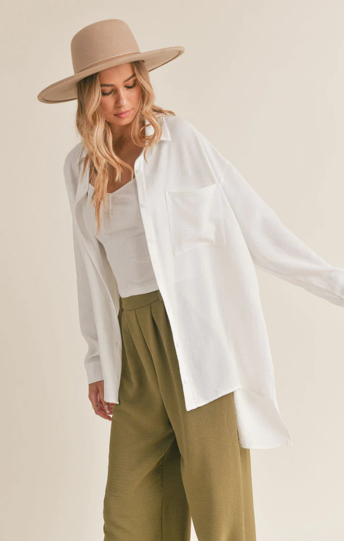 Run Free Button Down Shirt