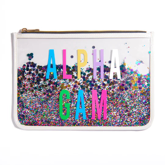 Greek Confetti Multi Color Cosmetic Bag
