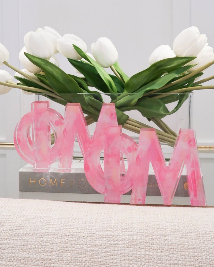 Greek Acrylic Letter Block