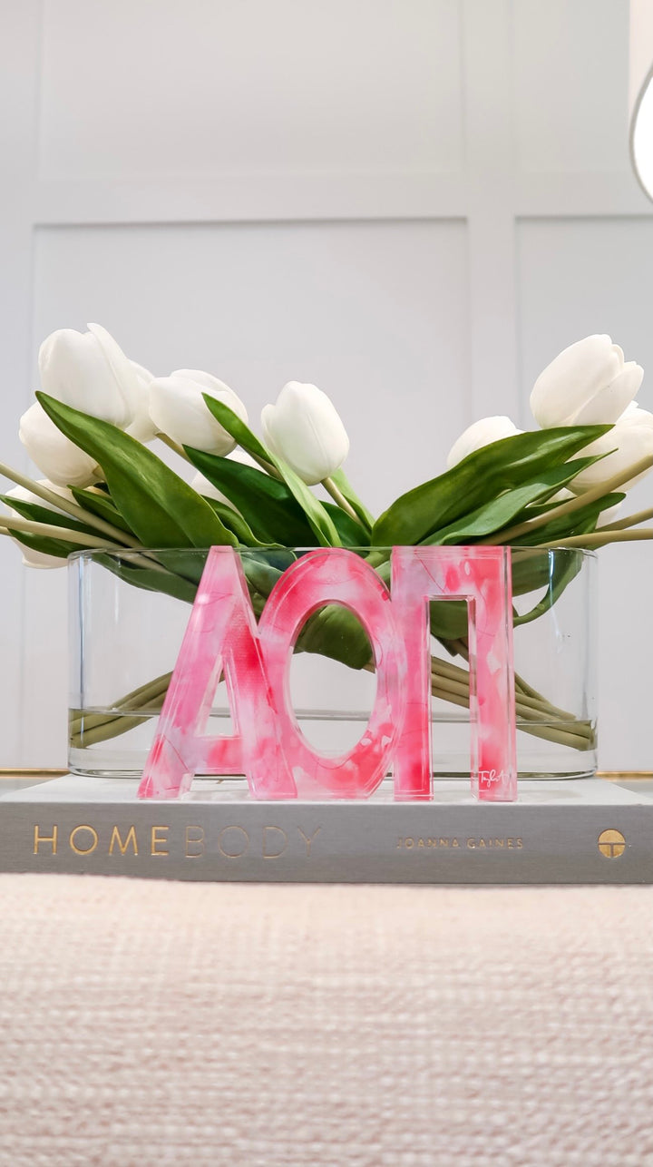 Greek Acrylic Letter Block