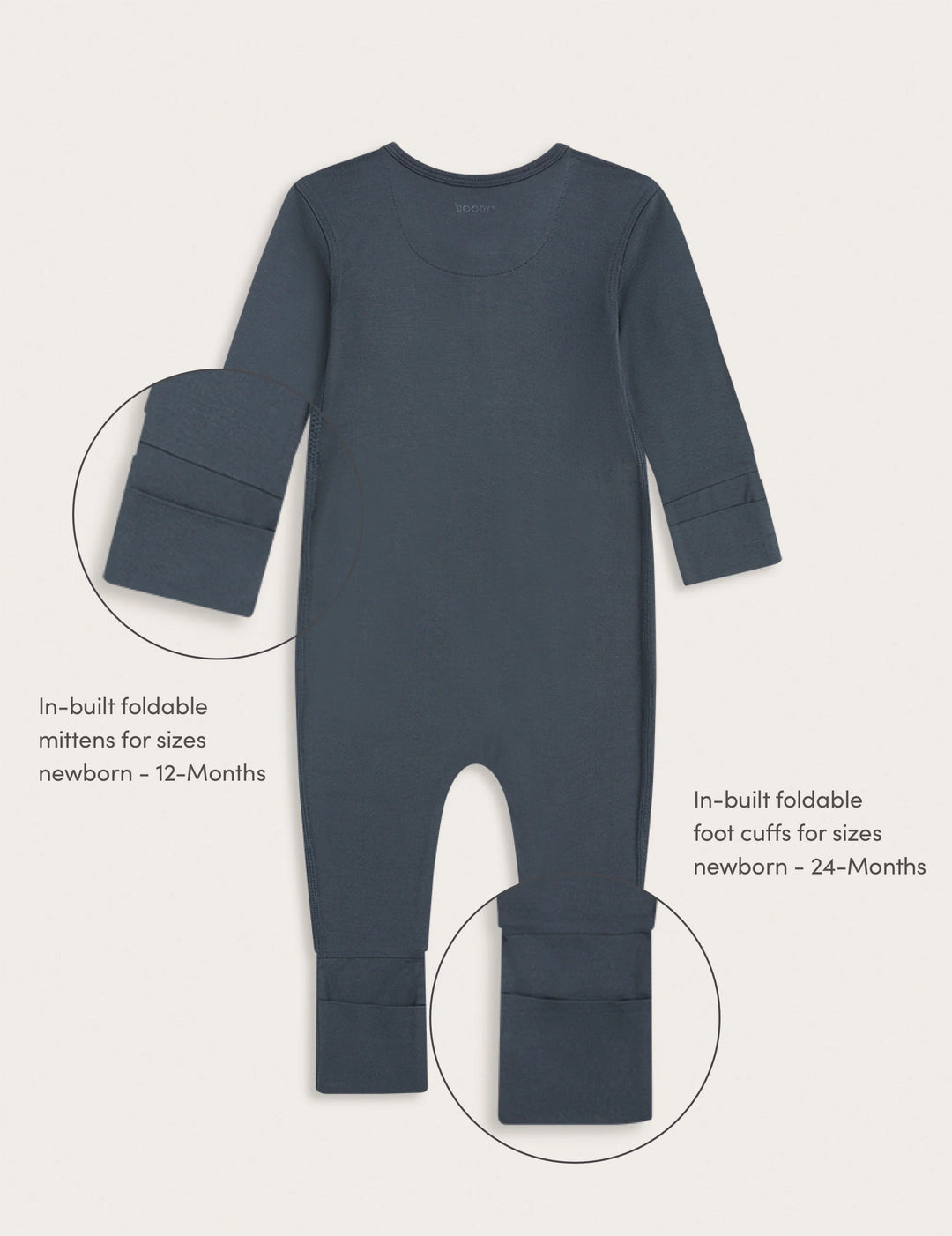 Boody Baby Long Sleeve Romper