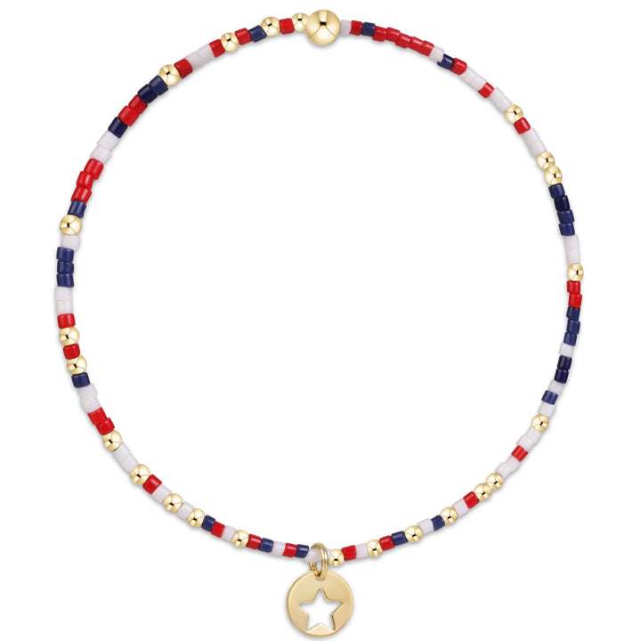 Enewton Americ 250 Hope Unwritten Bracelet - Star Small Gold disc