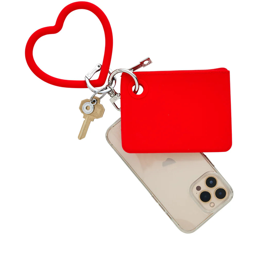 O-Venture Silicone Heart Keychain