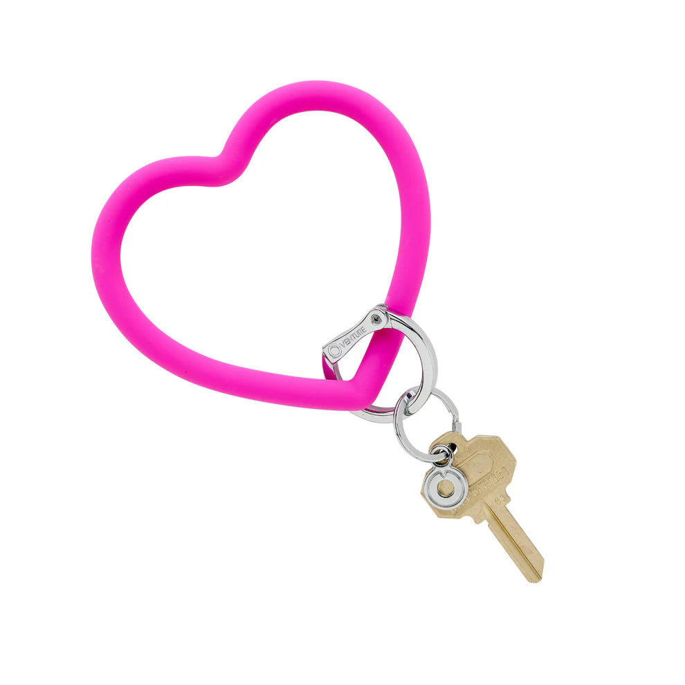 O-Venture Silicone Heart Keychain