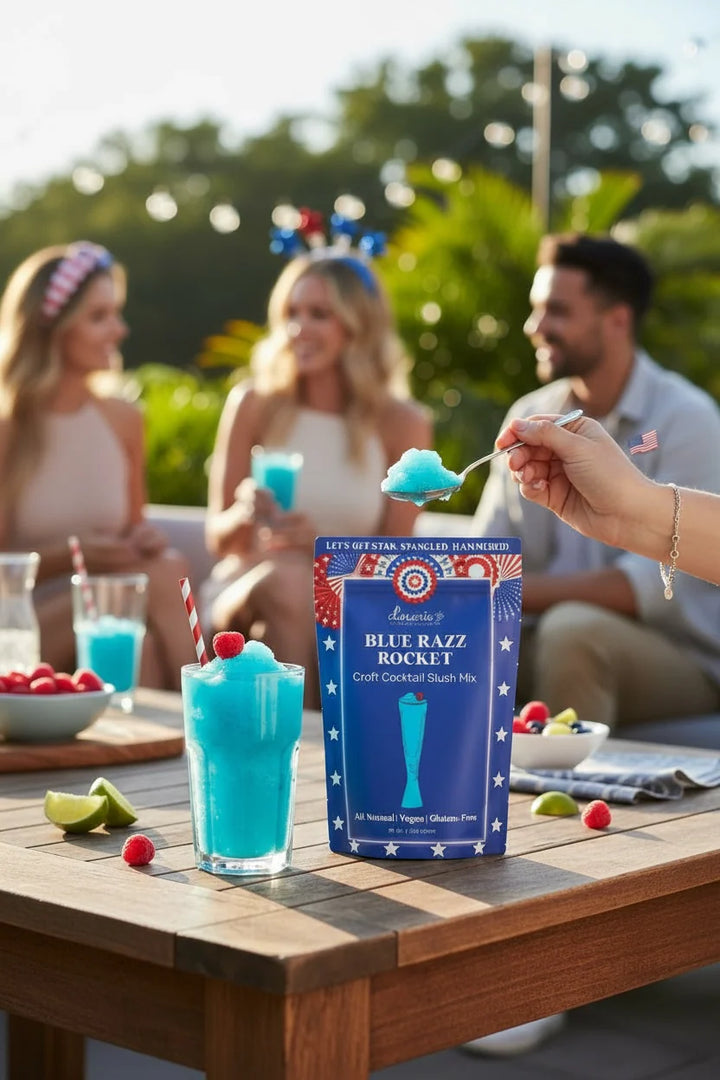Blue Razz Rocket Cocktail - Ready-To-Freeze Cocktail Mix