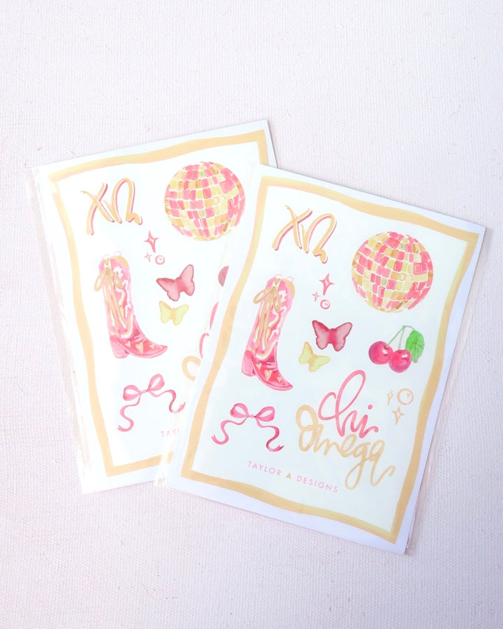 Greek Sticker Sheet